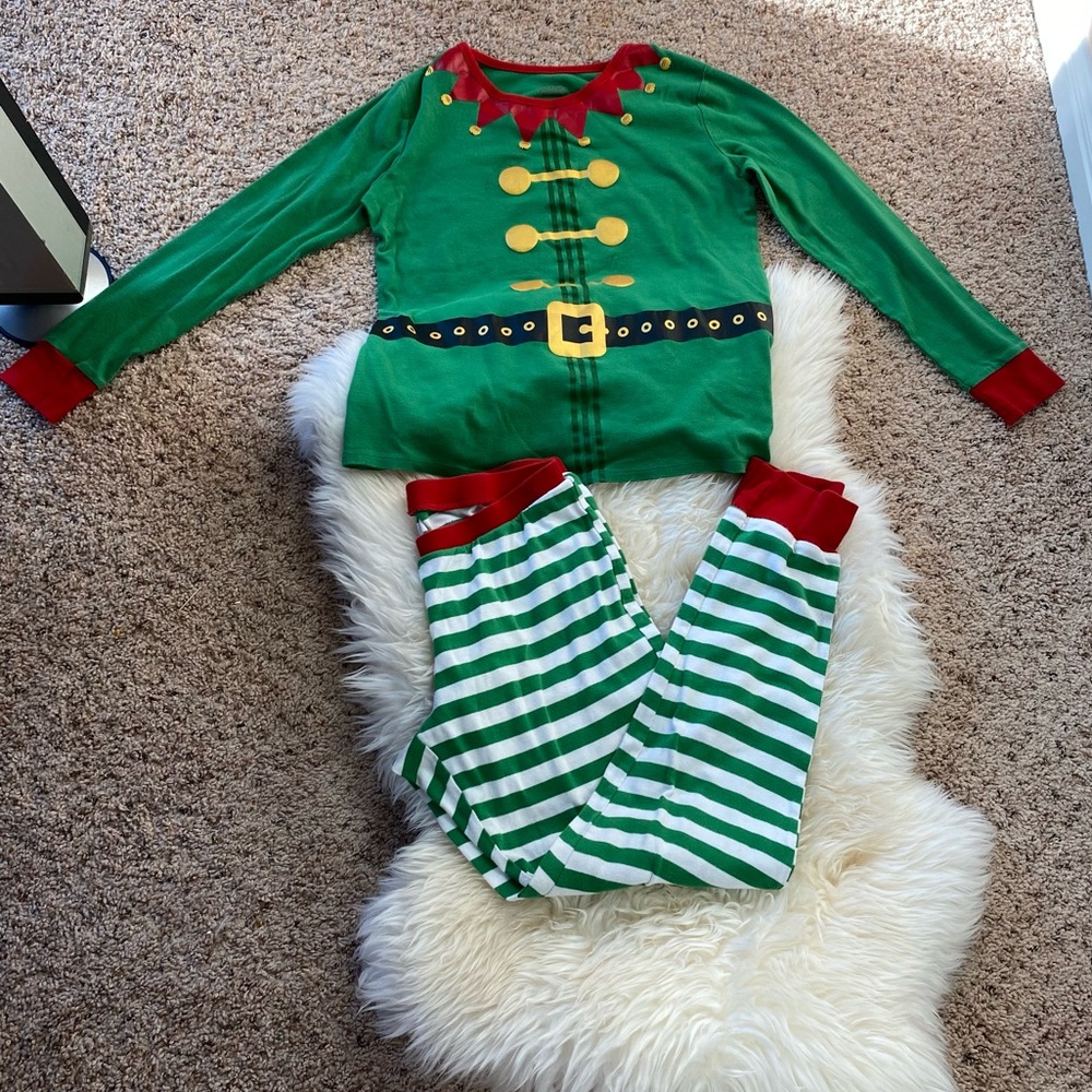 Wondershop Elf Pajamas Set Sz Medium